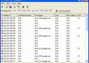 Free IP Scanner screenshot