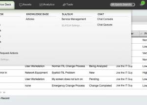 SysAid IT Management Software screenshot